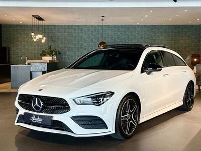 Occasion Mercedes CLA200 Shooting Brake AMG 165 PK (121 kW) 2021 Wit, metallic lak Stationwagen