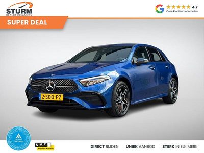 Blauw Occasion 2024 Mercedes A250 AMG line Hatchback | € 34.890 (Eerlijke prijs)