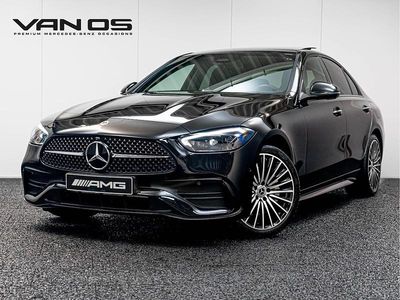 Zwart (metallic) Occasion 2024 Mercedes C300e AMG Line Premium Plus Sedan | € 53.995 (Duur)