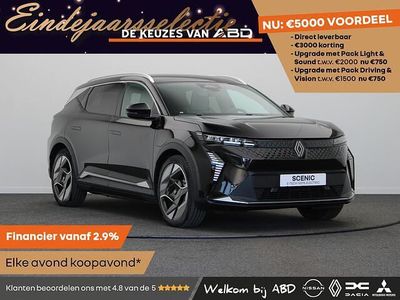 Zwart Nieuw 2025 Renault Scenic E-Tech Iconic SUV | € 49.465 (Eerlijke prijs)