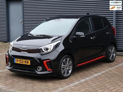 Zwart (metallic) Gebruikt 2018 Kia Picanto GT-Line Hatchback | € 14.295 (Super prijs)