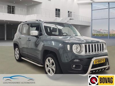 tweedehands Jeep Renegade 1.4 MultiAir Ltd. AUTOMAAT, 170 pk, AWD, leer, navi, PDC, trekhaak, NL-auto