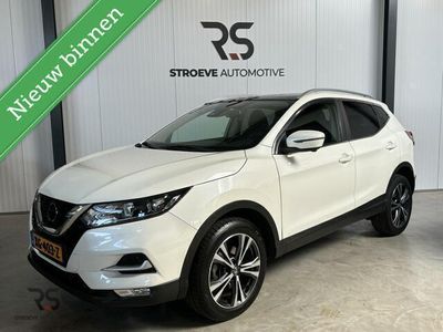 tweedehands Nissan Qashqai 1.2 116 pk N-Connecta | Navi | Pano | LED | Camera's | DAB+ | Keyless | PDC | Cruise | 1e Eig. | Org. NLD. |