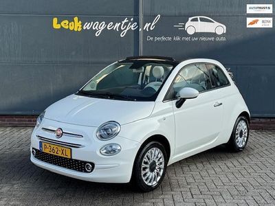Wit Gebruikt 2020 Fiat 500C Lounge Cabriolet | € 14.940 (Eerlijke prijs)
