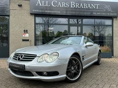 Occasion Mercedes SL55 AMG AMG 500 PK (367 kW) 2003 Zilver, metallic lak Cabriolet