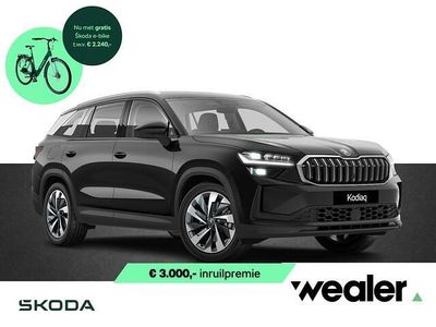 Zwart Nieuw 2025 Skoda Kodiaq Business Line SUV | € 52.990 (Goede deal)