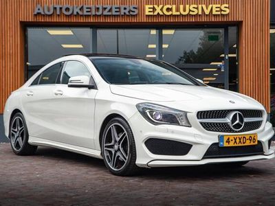 tweedehands Mercedes CLA180 Ambition AMG Panodak Leer Alcantara Cruise Navigatie PDC