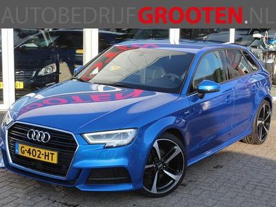 Occasion Audi A3 Sportback S-Line 150 PK (110 kW) 2019 Blauw (metallic) Hatchback