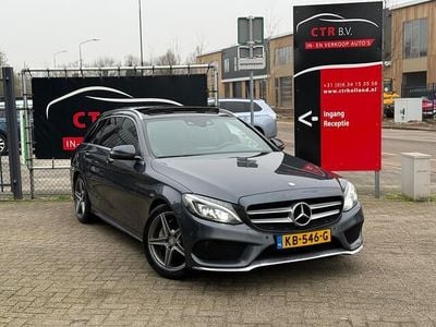 Occasion Mercedes C220 AMG line 170 PK (125 kW) 2015 Grijs (metallic) Stationwagen