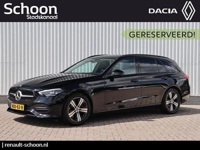 Zwart Gebruikt 2022 Mercedes C200 Business Stationwagen | € 32.950 (Super prijs)
