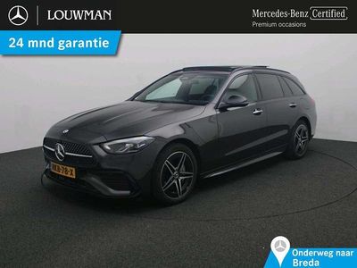 Grijs Occasion 2025 Mercedes C300e AMG line Plus Stationwagen | € 51.850 (Iets duurder)