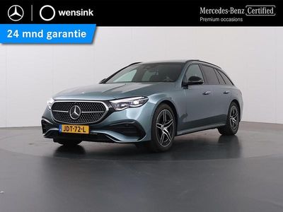 Zilver Occasion 2024 Mercedes E300 AMG line Stationwagen | € 59.850 (Eerlijke prijs)