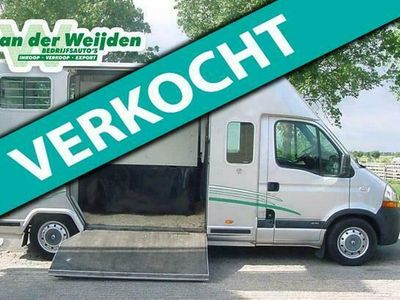 tweedehands Renault Master 2.5d Barbot Paardenauto Dub. Cab. Incl. b.t.w.