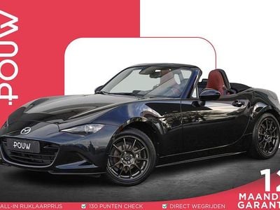 Zwart Gebruikt 2021 Mazda MX5 Signature Cabriolet | € 26.900 (Goede deal)