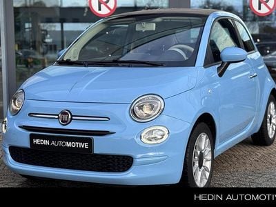 Blauw Occasion 2017 Fiat 500C Pop Star Cabriolet | € 11.400 (Eerlijke prijs)