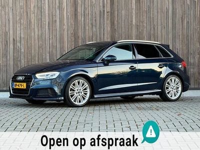 Blauw Occasion 2018 Audi A3 Sportback S-Line Hatchback | € 15.950 (Eerlijke prijs)