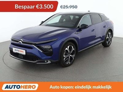 Blauw Occasion 2022 Citroën C5 X Shine Stationwagen | € 22.649 (Super prijs)