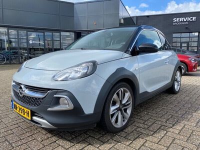 tweedehands Opel Adam 1.0 Turbo Rocks Favourite | Schuif-/Kanteldak | Navigatie by App | Stuur/Stoelverwarming | Climate Control | Parkeersensoren | 1