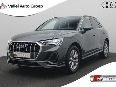 tweedehands Audi Q3 40 TFSI 190PK S-tronic quattro S edition | Trekhaak | Keyless | ACC | Leder/alcantara | Navi | 18 inch