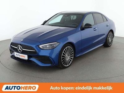 Occasion Mercedes C200 AMG line 224 PK (164 kW) 2021 Blauw Sedan
