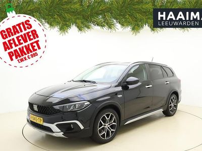 Zwart Gebruikt 2022 Fiat Tipo Cross Stationwagen | € 22.950