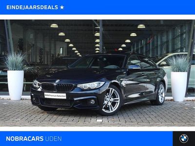 M carbonschwarz (donker zwart metallic) Gebruikt 2021 BMW 418 Gran Coupé Comfort Edition Coupé | € 28.950 (Eerlijke prijs)