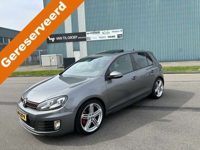 tweedehands VW Golf VI 2.0 GTI 5-Deurs Automaat DSG 211 PK. Clima,Leder,Schuifdak,Navi,Xenon,Cruise,Enz...... Prachtige auto van de eerste eigenaar !!!