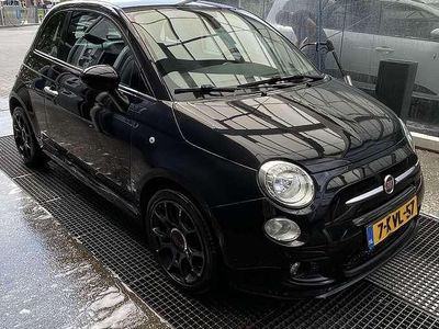 Zwart Gebruikt 2015 Fiat 500 Lounge Hatchback | € 6.800 (Iets duurder)