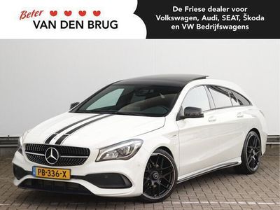 tweedehands Mercedes CLA180 Shooting Brake AMG line 122pk automaat | Panoramad