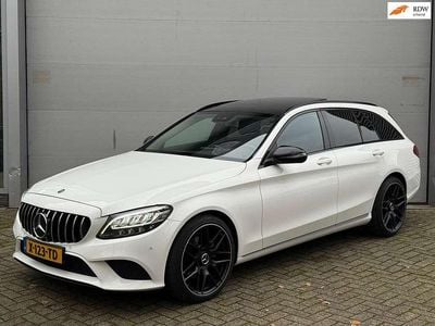 Wit (metallic) Gebruikt 2018 Mercedes C200 Premium Plus Stationwagen | € 19.949 (Super prijs)