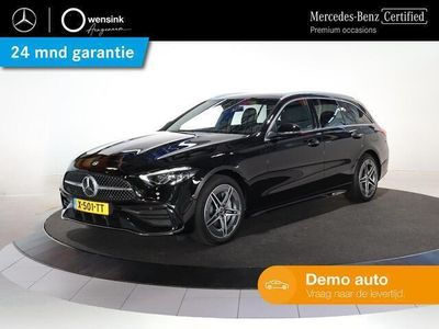 tweedehands Mercedes C300 E-estateAMG Line | Panorama dak | Sfeerverlichting | Carplay | 18 Inch | High Performance Led Koplampen