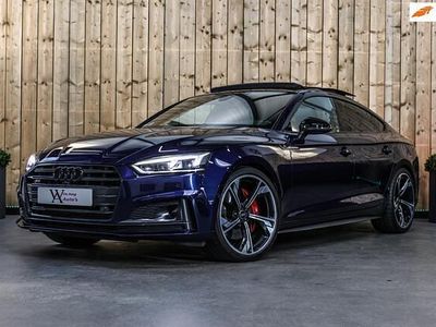 Blauw (metallic) Gebruikt 2018 Audi S5 Sportback Comfort Hatchback | € 42.500