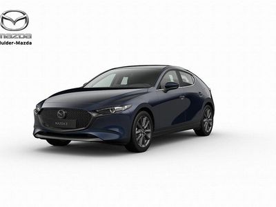 Blauw (metallic) Nieuw 2025 Mazda 3 Center-Line Hatchback | € 36.145 (Iets duurder)