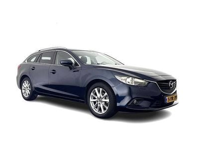 Blauw (metallic) Occasion 2014 Mazda 6 Stationwagen | € 5.445 (Super prijs)