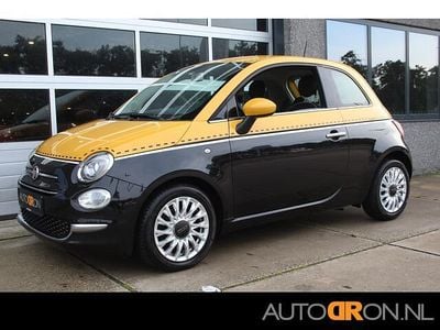 Zwart, metallic lak Gebruikt 2016 Fiat 500 Lounge Hatchback | € 6.995 (Eerlijke prijs)