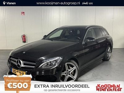 Zwart Occasion 2018 Mercedes C200 Sport Edition Stationwagen | € 20.950 (Eerlijke prijs)