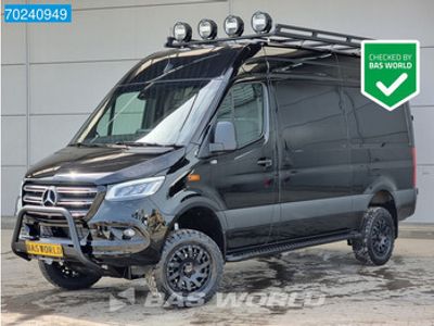 tweedehands Mercedes Sprinter 319 CDI Automaat 4x4 Overland Special Off Grid ACC 360camera Allrad 4WD Camper basis Airco Trekhaak