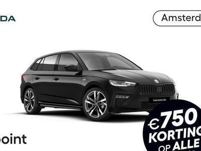 Zwart Nieuw 2025 Skoda Scala Monte Carlo Hatchback | € 37.449 (Eerlijke prijs)