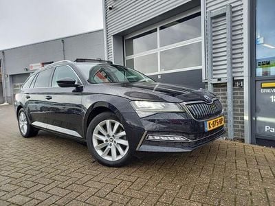 Zwart Gebruikt 2020 Skoda Superb Business Line Stationwagen | € 22.500 (Goede deal)