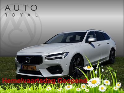 tweedehands Volvo V90 2.0 T6 AWD R-Design Luxury 335 PK - Automaat, B&O sound, Leder, Sportinterieur, Panorama dak, 360 Camera, Dode Hoek detectie, Head up display, Automatische airco, Adaptieve cruise, 21 inch velgen, Parkeer assistent, Elektris Sportonderstel, Elek