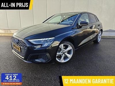 Zwart Occasion 2022 Audi A3 Sportback S-Line Hatchback | € 25.740 (Super prijs)