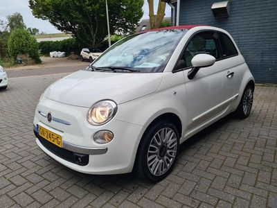 Wit Gebruikt 2015 Fiat 500 Lounge Cabriolet | € 8.949 (Eerlijke prijs)