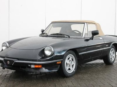 Zwart Gebruikt 1987 Alfa Romeo Spider Cabriolet | € 9.990