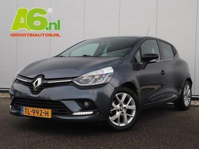 tweedehands Renault Clio IV 0.9 TCe Limited Keyless Navigatie Airco Cruise 16 inch LMV Bluetooth LED PDC