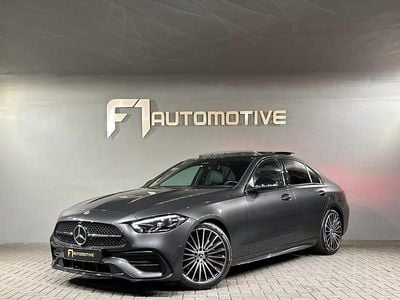 Grijs Occasion 2022 Mercedes C180 AMG Sedan | € 41.990 (Eerlijke prijs)