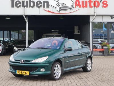 tweedehands Peugeot 206 CC 1.6-16V Roland Garros TOP NL auto Climate control, Elektrische cabrio dak, Lederen interieur, Elektrische ramen