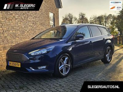 Blauw Gebruikt 2015 Ford Focus Titanium Stationwagen | € 8.450 (Eerlijke prijs)