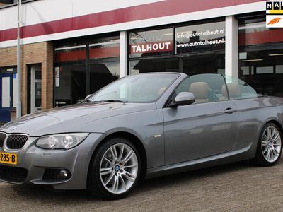 tweedehands BMW 325 Cabriolet 3-SERIE Cabrio i High Executive M-Sport - Cognac leder - - 6 cilinder - LCI - Navigatie - Bluetooth - Dealer OH