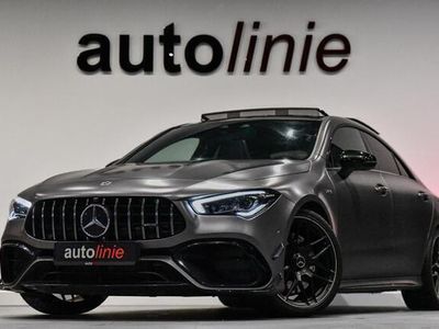 tweedehands Mercedes CLA45 AMG S 4MATIC+ Aero, Pano, Schaal, 360, Memory, Stoelko