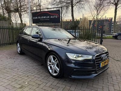 Occasion Audi A6 S-Line 180 PK (132 kW) 2014 Blauw Stationwagen